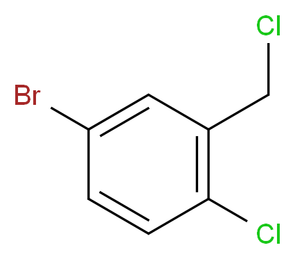 4-bromo-1-chloro-2-(chloromethyl)benzene_分子结构_CAS_928758-19-4