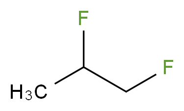 1,2-Difluoropropane (FC-272ea) 97%_分子结构_CAS_62126-90-3)