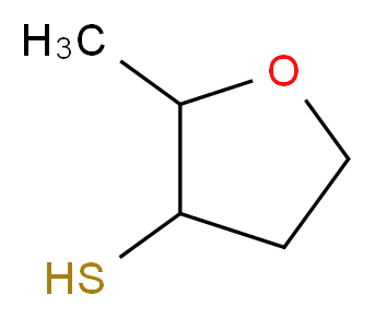2-Methyl-3-tetrahydrofuranthiol(cis-and trans-mixture)_分子结构_CAS_57124-87-5)
