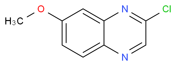 2-Chloro-7-methoxyquinoxaline_分子结构_CAS_55686-93-6)