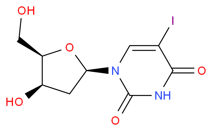 Idoxuridine_分子结构_CAS_54-42-2)