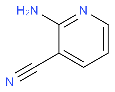 2-aminopyridine-3-carbonitrile_分子结构_CAS_24517-64-4