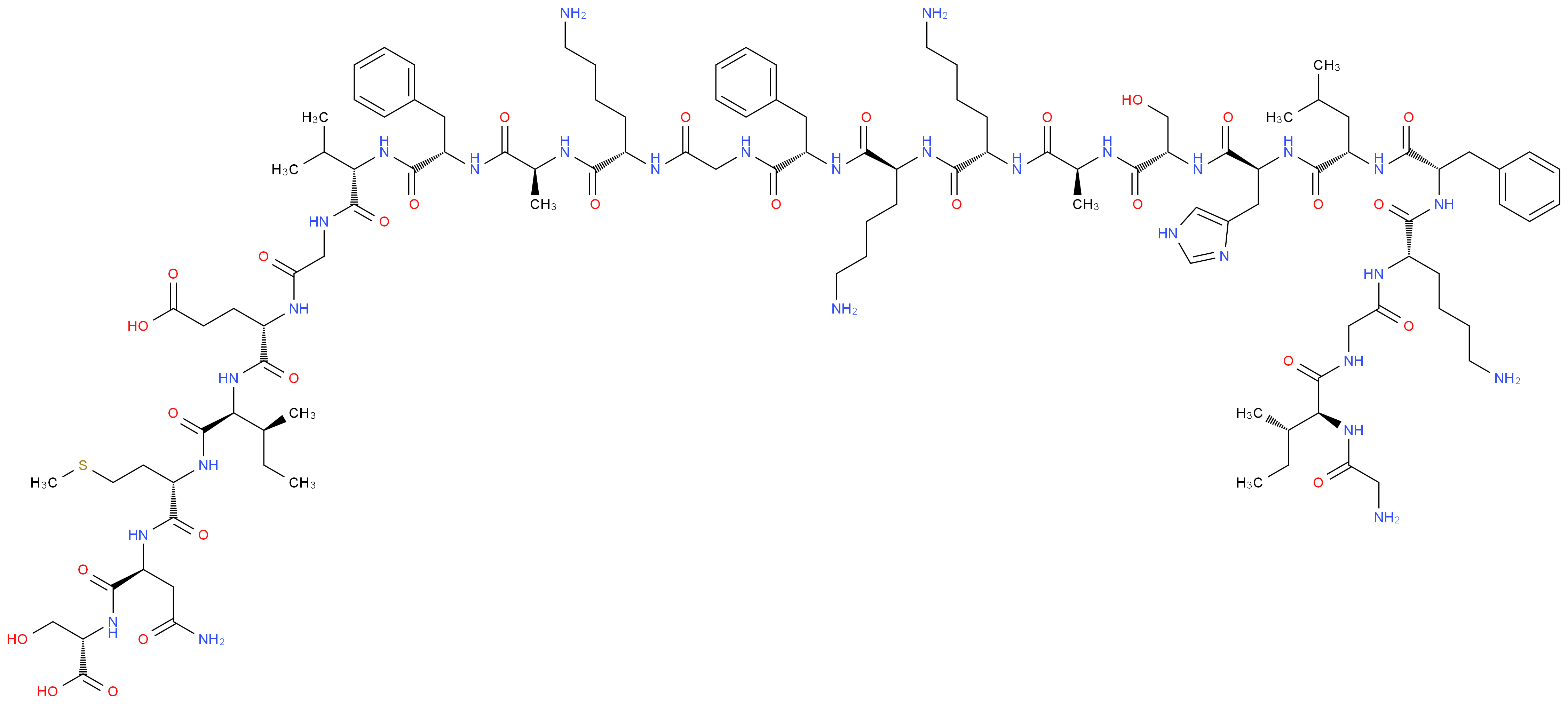Magainin II_分子结构_CAS_108433-95-0)