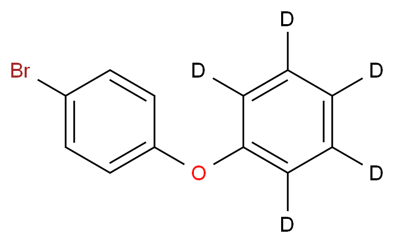 1-(4-bromophenoxy)(<sup>2</sup>H<sub>5</sub>)benzene_分子结构_CAS_93951-83-8