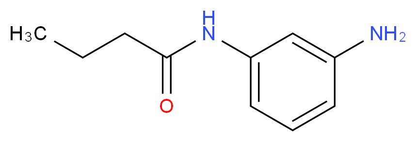 N-(3-aminophenyl)butanamide_分子结构_CAS_93469-29-5