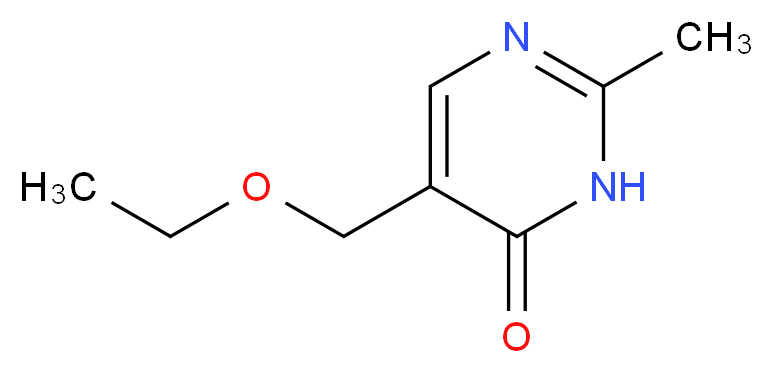 5-(Ethoxymethyl)-2-methyl-4-pyrimidinone_分子结构_CAS_5423-97-2)