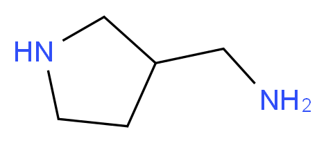 3-(AMinoMethyl)pyrrolidine_分子结构_CAS_67318-88-1)