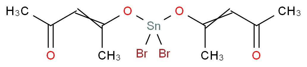 双(乙酰丙酮)二溴化锡(IV)_分子结构_CAS_16894-10-3)