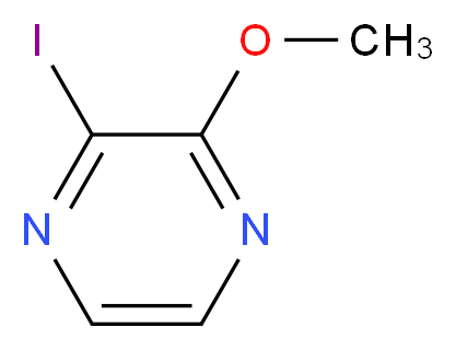 2-Iodo-3-methoxypyrazine_分子结构_CAS_58139-04-1)