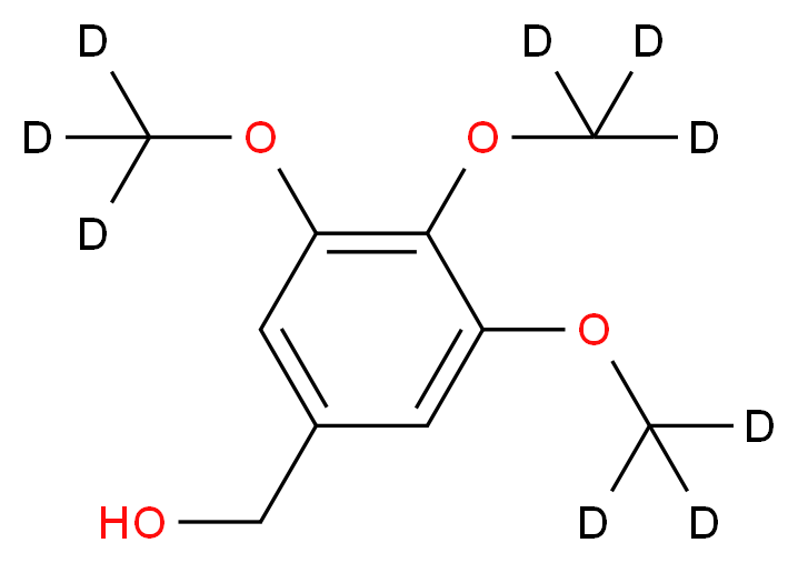 [3,4,5-tris(<sup>2</sup>H<sub>3</sub>)methoxyphenyl]methanol_分子结构_CAS_1219805-74-9