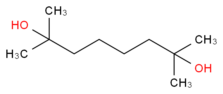 2,7-dimethyloctane-2,7-diol_分子结构_CAS_19781-07-8