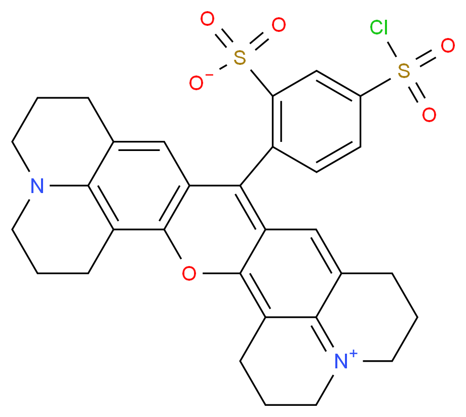 Sulforhodamine 101 acid chloride_分子结构_CAS_82354-19-6)