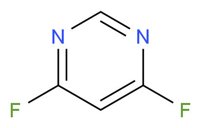 4,6-Difluoropyrimidine_分子结构_CAS_2802-62-2)