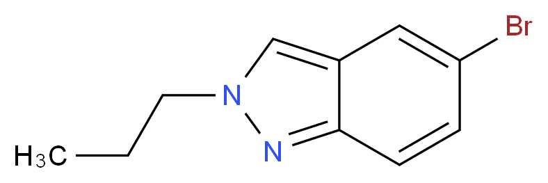 5-bromo-2-propyl-2H-indazole_分子结构_CAS_1280786-77-7