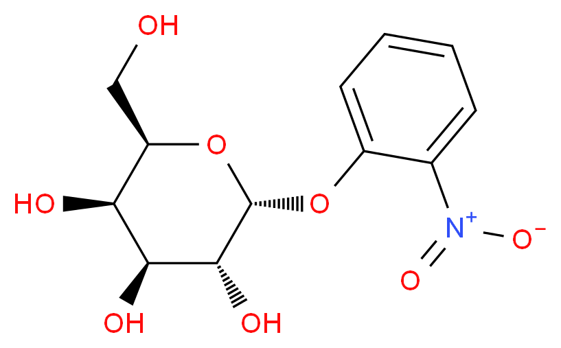 o-Nitrophenyl α-D-Galactopyranoside _分子结构_CAS_19887-85-5)