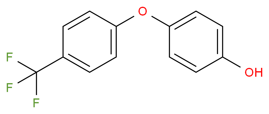 4-[4-(trifluoromethyl)phenoxy]phenol_分子结构_CAS_39634-42-9