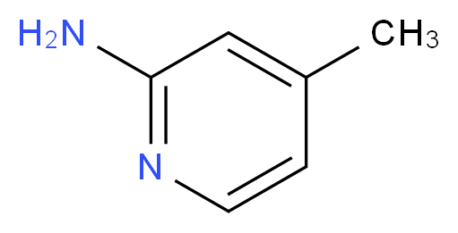 4-methylpyridin-2-amine_分子结构_CAS_695-34-1