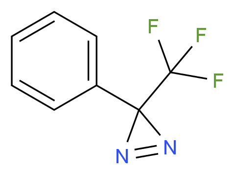 3-Phenyl-3-(trifluoromethyl)diazirine_分子结构_CAS_73899-14-6)