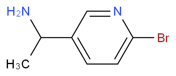 1-(6-bromopyridin-3-yl)ethan-1-amine_分子结构_CAS_1060811-56-4