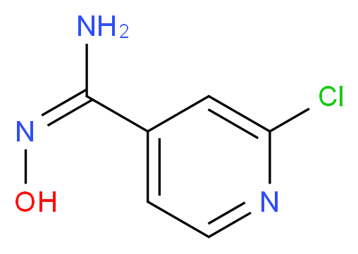 2-Chloro-N'-hydroxy-4-pyridinecarboximidamide_分子结构_CAS_)