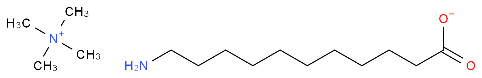 11-氨基十一酸 四甲铵盐_分子结构_CAS_947601-83-4)