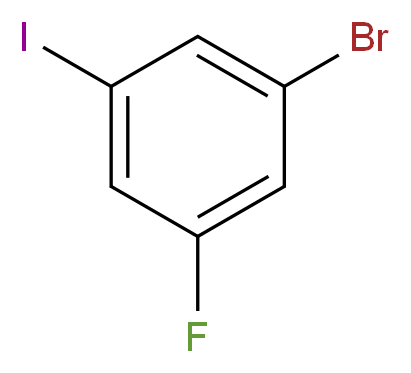 3-Fluoro-5-iodobromobenzene_分子结构_CAS_845866-85-5)