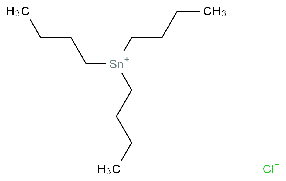 三正丁基氯化锡_分子结构_CAS_1461-22-9)