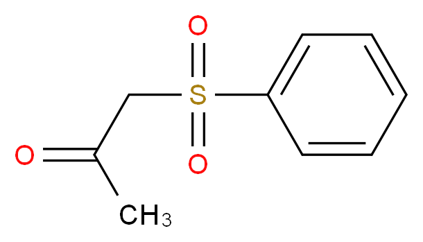 1-(phenylsulfonyl)propan-2-one_分子结构_CAS_)