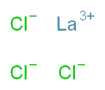 lanthanum(3+) ion trichloride_分子结构_CAS_10099-58-8