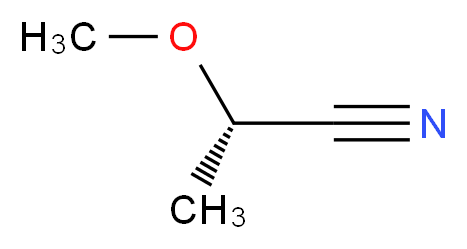 (2S)-2-methoxypropanenitrile_分子结构_CAS_64531-49-3