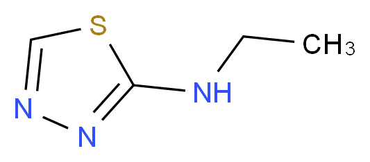 N-ethyl-1,3,4-thiadiazol-2-amine_分子结构_CAS_13275-68-8