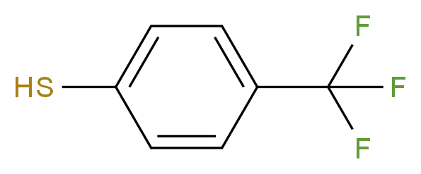 4-(Trifluoromethyl)thiophenol 97%_分子结构_CAS_825-83-2)