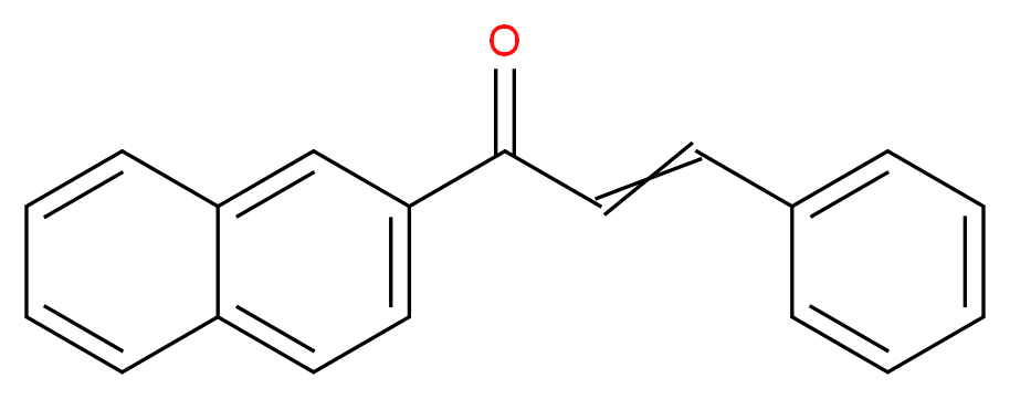 反式-1-(2-萘基)-3-苯基-2-丙烯-1-酮_分子结构_CAS_53744-34-6)