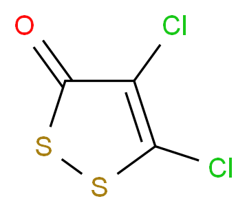 dichloro-3H-1,2-dithiol-3-one_分子结构_CAS_1192-52-5