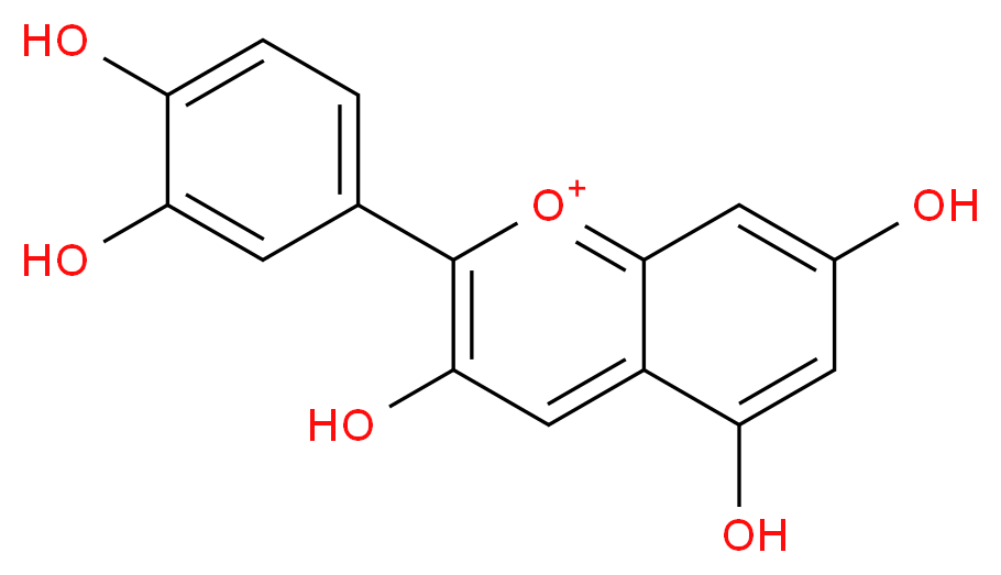 Cyanidin_分子结构_CAS_13306-05-3)