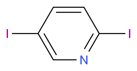 2,5-二碘吡啶_分子结构_CAS_116195-81-4)