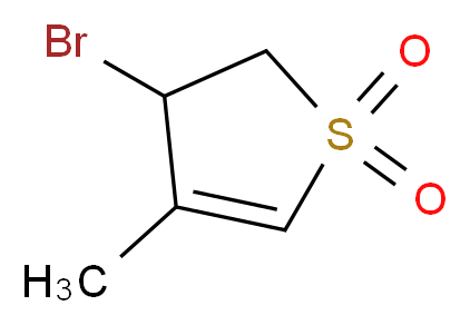 3-bromo-4-methyl-2,3-dihydro-1$l^{6}-thiophene-1,1-dione_分子结构_CAS_65017-48-3