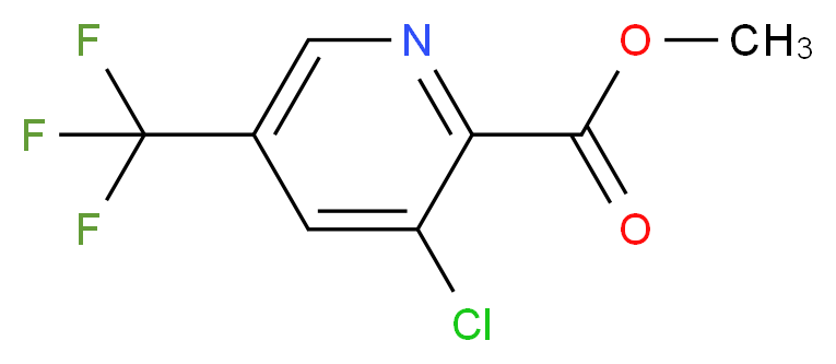 Methyl 3-chloro-5-(trifluoromethyl)pyridine-2-carboxylate_分子结构_CAS_655235-65-7)