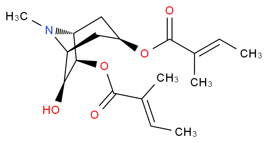3α,6β-Ditigloyloxytropan-7β-ol_分子结构_CAS_7159-86-6)