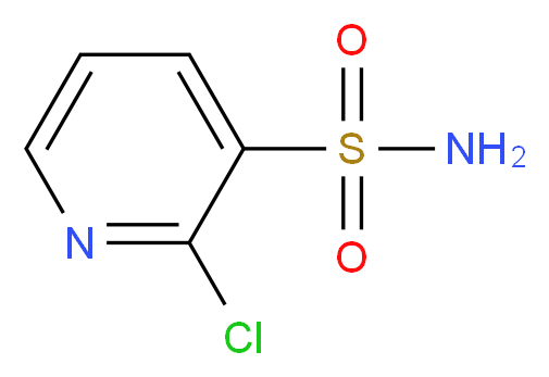 2-chloropyridine-3-sulfonamide_分子结构_CAS_38025-93-3