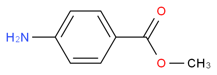 methyl 4-aminobenzoate_分子结构_CAS_619-45-4
