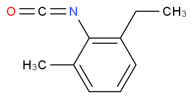 异氰酸 2-乙基-6-甲基苯酯_分子结构_CAS_75746-71-3)