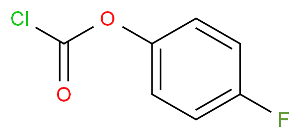 4-Fluorophenyl chloroformate 97%_分子结构_CAS_38377-38-7)