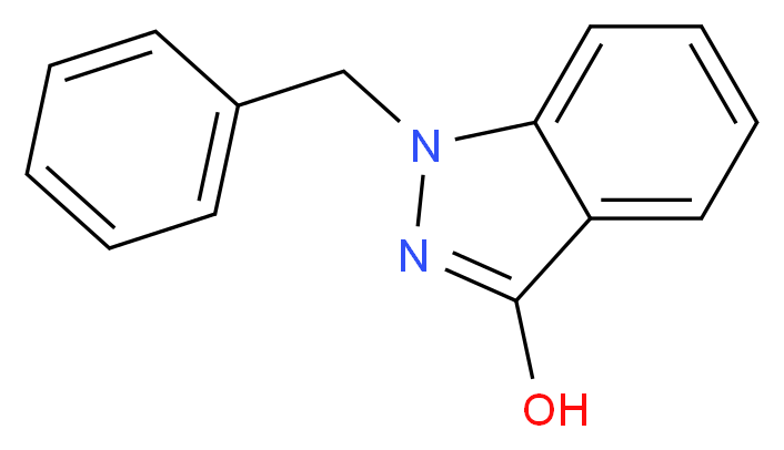 1-Benzyl-1H-indazol-3-ol_分子结构_CAS_2215-63-6)