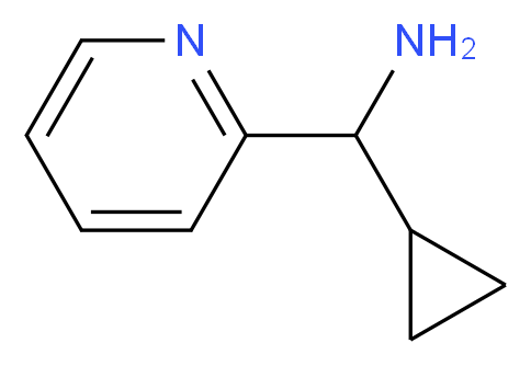 cyclopropyl(pyridin-2-yl)methanamine_分子结构_CAS_535925-68-9
