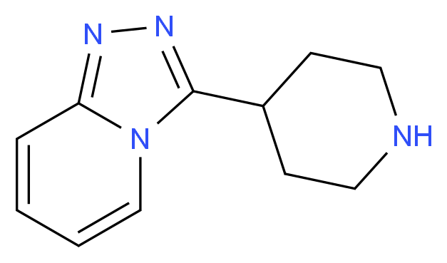 3-(4-piperidinyl)[1,2,4]triazolo[4,3-a]pyridine_分子结构_CAS_852627-78-2)
