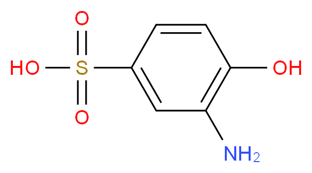 3-氨基-4-羟基苯磺酸_分子结构_CAS_98-37-3)