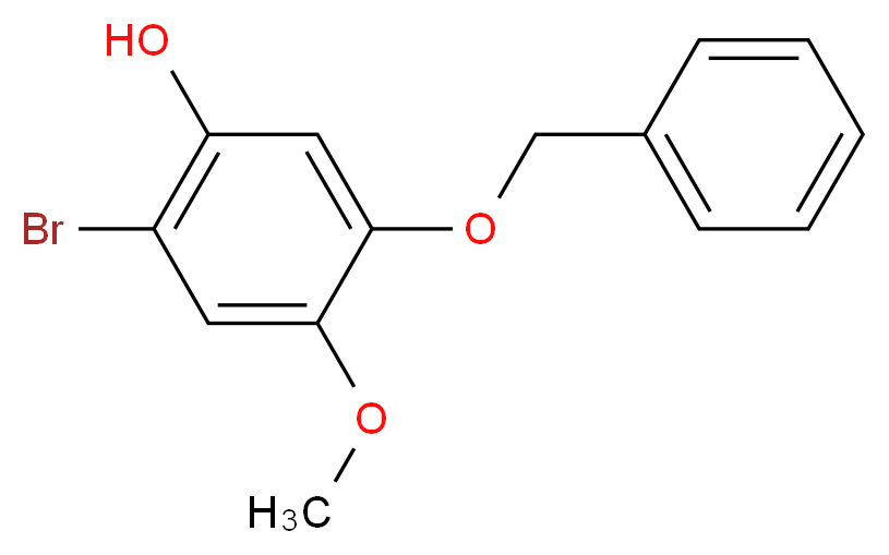 5-(BENZYLOXY)-2-BROMO-4-METHOXYPHENOL_分子结构_CAS_524713-42-6)
