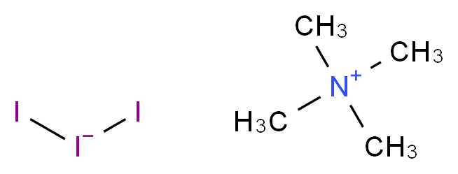 TETRAMETHYL AMMONIUM TRIIODIDE_分子结构_CAS_)