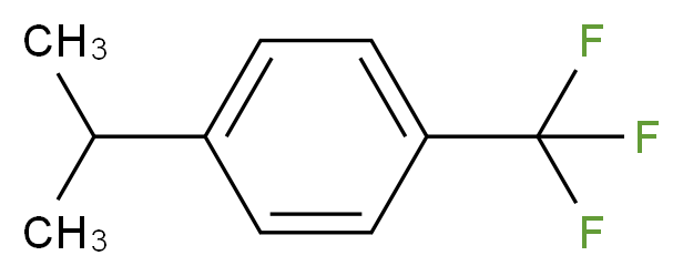 1-(propan-2-yl)-4-(trifluoromethyl)benzene_分子结构_CAS_32445-99-1